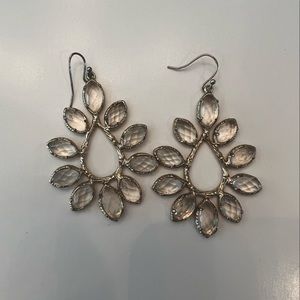 Kendra Scott Nyla Earrings in Clear Stone